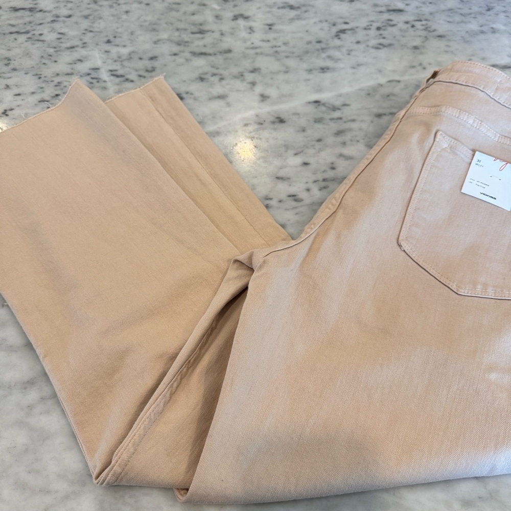 Vigoss Women's Tan Straight Leg Jeans